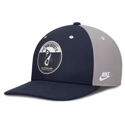 Nike Penn State Athletic Prep Pro  Men's Dri-fit College Adjustable Hat In Blue