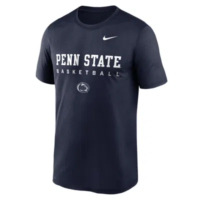 Nike Penn State Courtside Basketball Legend  Men's Dri-fit College T-shirt In Blue