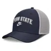 Nike Penn State Legacy Arch Rise  Men's Dri-fit College Trucker Adjustable Hat In Black