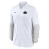 Nike Penn State  Men's Dri-fit College 1/2-zip Top In White