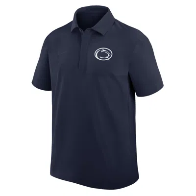 Nike Penn State  Men's Dri-fit College Polo In Blue