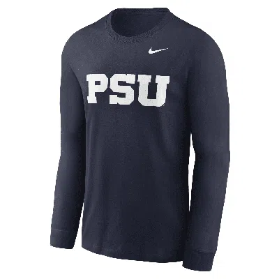 Nike Men's Navy Penn State Nittany Lions Primetime Alternate Logo Legend Long Sleeve T-shirt In Navy