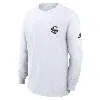 Nike Penn State Nittany Lions Legacy Max90 Pocket  Men's College Long-sleeve T-shirt In White