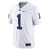 Nike Penn State Nittany Lions  Men's Dri-fit College Game Jersey In White