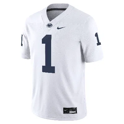 Nike Penn State Nittany Lions  Men's Dri-fit College Game Jersey In White