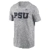 Nike Penn State Nittany Lions Primetime Evergreen Alternate Logo  Men's College T-shirt In Grey