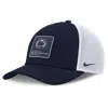Nike Penn State On-field Rise Engineered  Men's College Trucker Adjustable Hat In Blue