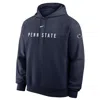Nike Penn State Premium Performance  Men's Dri-fit College Pullover Hoodie In Blue