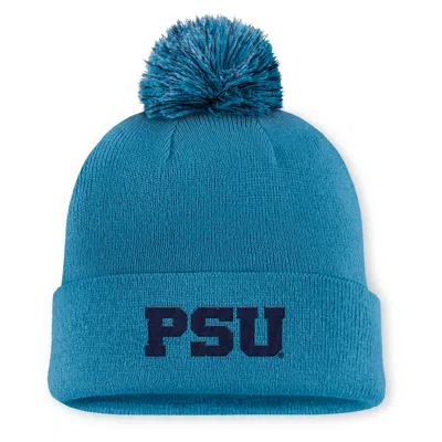Nike Penn State Primetime Campus Toned  Men's College Cuffed Pom Beanie In Green