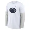 Nike White Penn State Nittany Lions 2025 Sideline Coach Performance Long Sleeve T-shirt In White