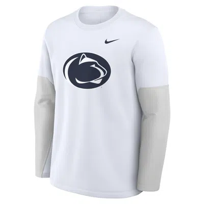 NIKE PENN STATE SIDELINE COACH  MEN'S THERMA-FIT COLLEGE LONG-SLEEVE T-SHIRT,1015864712