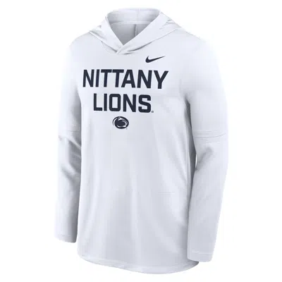 NIKE PENN STATE SIDELINE  MEN'S DRI-FIT COLLEGE LONG-SLEEVE HOODED TOP,1015865668