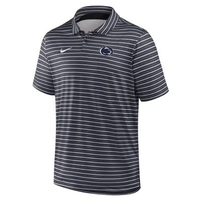 Nike Penn State Tour Stripe  Men's Dri-fit College Polo In Black
