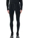 Nike Performance-engineered Fitted Leggings Size M In Black