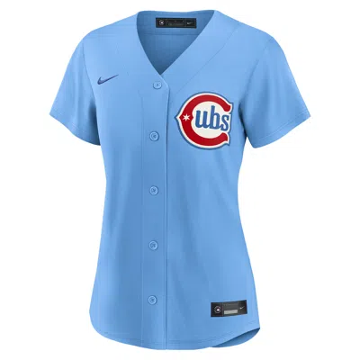Nike Pete Crow-armstrong Chicago Cubs  Women's Mlb Replica Jersey In Blue