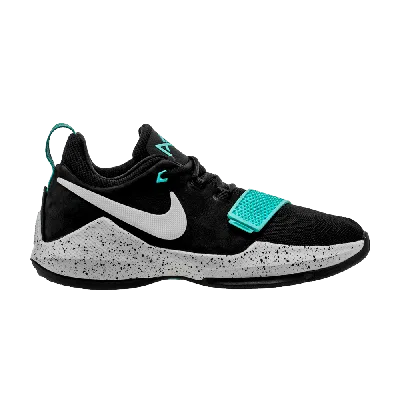 Pre-owned Nike Pg 1 Gs 'black Light Aqua'