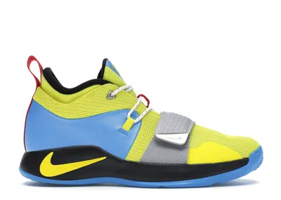 Pre-owned Nike Pg 2.5 Sneakers In Opti Yellow/blue Hero/black