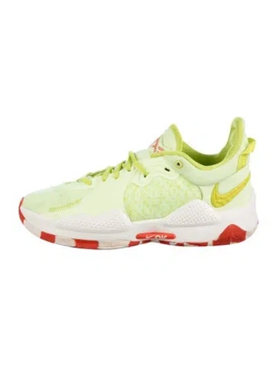 Pre-owned Nike Pg 5 Ep 'pao Jiao' Athletic Sneakers In Green