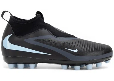 Pre-owned Nike Phantom 6 High Academy Ag Sneakers In Black/ice Blue In Multi