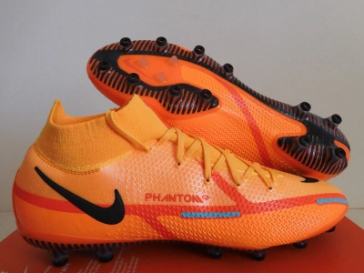 Pre-owned Nike Phantom Gt2 Elite Df Ag Pro Laser Orange-black Sz 9.5 [dc0749-809]