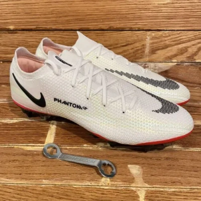 Pre-owned Nike Phantom Gt2 Elite Sg Pro Ac 'rawdacious' [dc0753 122] Men's Size 11 In White