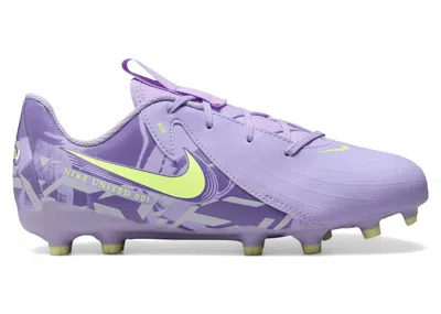 Pre-owned Nike Phantom Gx 2 Academy Fg/mg United Pack Sneakers In Purple Agate/barely Volt