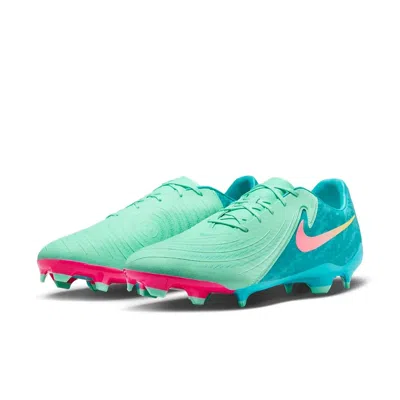 Nike Phantom Gx 2 Academy Lv8 Mg Fj2553-300 Unisex Green Soccer Cleats Nin567 In Multi