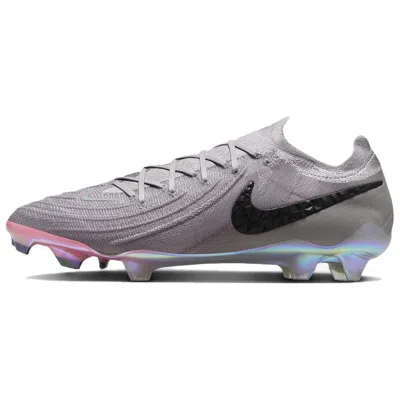 Pre-owned Nike Phantom Gx 2 Elite As Fg Low Rising Gem Pack - Fq8179-001 Men's Shoes In Gray