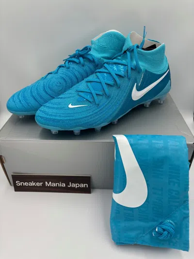 Pre-owned Nike Phantom Luna 2 Elite Ag "blue Fury/white" Fj2579-400 Men's [us 6.5-12]