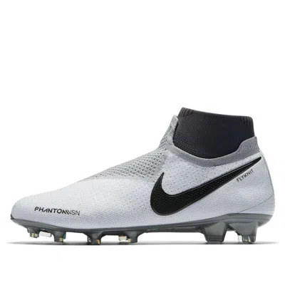 Nike Phantom Vision Elite Df Fg 'pure Platinum' In Gray