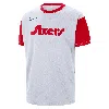 Nike Men's White Philadelphia 76ers 2024/25 City Edition Courtside Color Block T-shirt In White