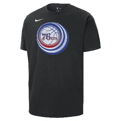 Nike Philadelphia 76ers Essential  Men's Nba T-shirt In Black