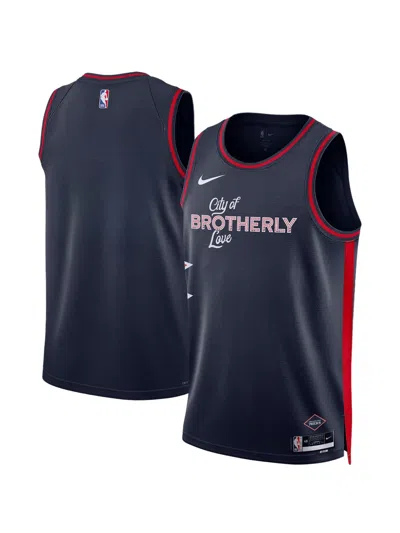 Nike Philadelphia 76ers Vest In Blue