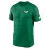 Nike Kelly Green Philadelphia Eagles Sideline Alt Pack Small Logo Legend Performance T-shirt In Green