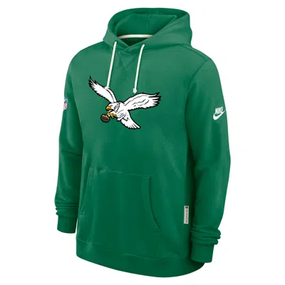 Nike Philadelphia Eagles Alt Offensive Set Play Sideline  Men's Dri-fit Nfl Pullover Hoodie In Green