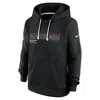 Nike Philadelphia Eagles Crucial Catch  Women's Dri-fit Nfl Pullover Hoodie In Black