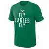 Nike Kelly Green Philadelphia Eagles Direct Handoff Rewind Slub Performance T-shirt In Green