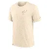 Nike Cream Philadelphia Eagles Glory Tri-blend T-shirt In Neutral