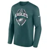 Nike Philadelphia Eagles Legend Icon  Men's Dri-fit Nfl Long-sleeve T-shirt In Green