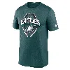 Nike Midnight Green Philadelphia Eagles Legend Icon Performance T-shirt In Green