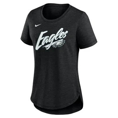 Nike Philadelphia Eagles Primetime  Women's Nfl T-shirt In Black