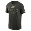 Nike Philadelphia Eagles Salute To Service Sideline Primary Edge  Men's Dri-fit Nfl T-shirt In Green