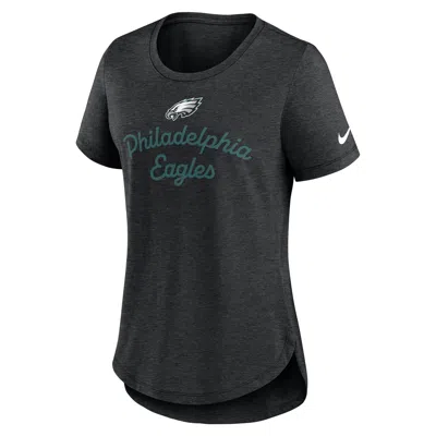 Nike Philadelphia Eagles Script  Women's Nfl T-shirt In Black