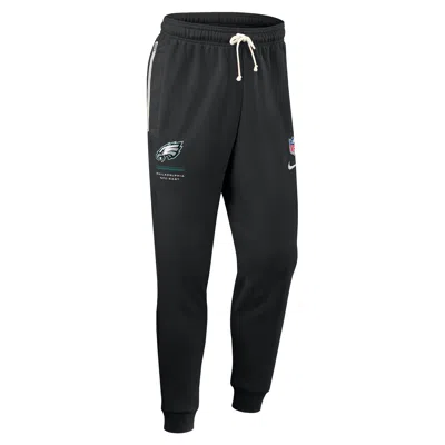 Nike Philadelphia Eagles Sideline Standard Issue  Men's Dri-fit Nfl Taper Pants In Black
