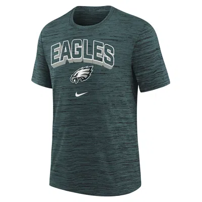 Nike Philadelphia Eagles Sideline Velocity Big Kidsâ  Dri-fit Nfl T-shirt In Green