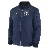 Nike Men's Navy Philadelphia Phillies 2024 City Connect Authentic Collection Game Time Full-zip Bomber Ja In Blue