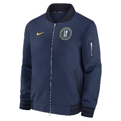 Nike Men's Navy Philadelphia Phillies 2024 City Connect Authentic Collection Game Time Full-zip Bomber Ja