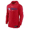 Nike Philadelphia Phillies Authentic Collection  Men's Dri-fit Mlb Pullover Hoodie In Gold