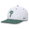 NIKE PHILADELPHIA PHILLIES BICOASTAL 2-TONE PRO  UNISEX DRI-FIT MLB ADJUSTABLE HAT,1015620537
