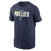 Nike Philadelphia Phillies City Connect  Men's Mlb T-shirt In Blue